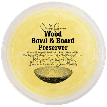 Wood Bowl and Board Preserver, Organic and Food Safe Bowls American Farmhouse Bowls